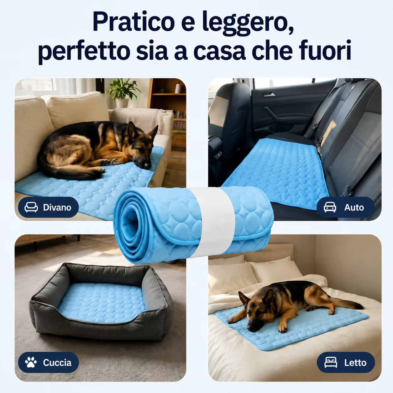 Tappetino Rinfrescante per Animali – Sollievo Istantaneo