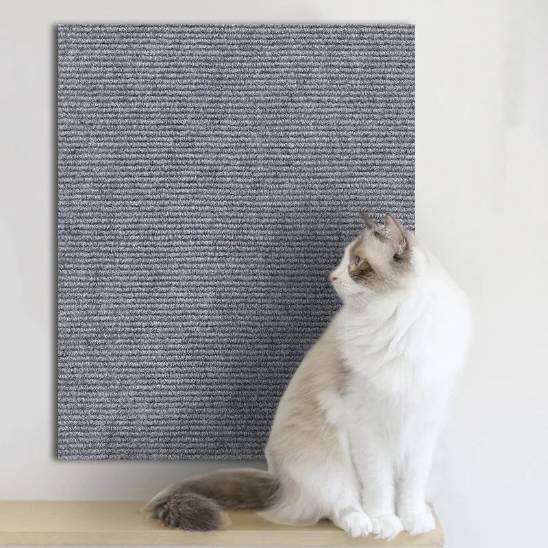 Alfombra Rascadora Autoadhesiva para Gatos – Protector de Muebles Recortable