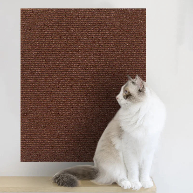 Alfombra Rascadora Autoadhesiva para Gatos – Protector de Muebles Recortable