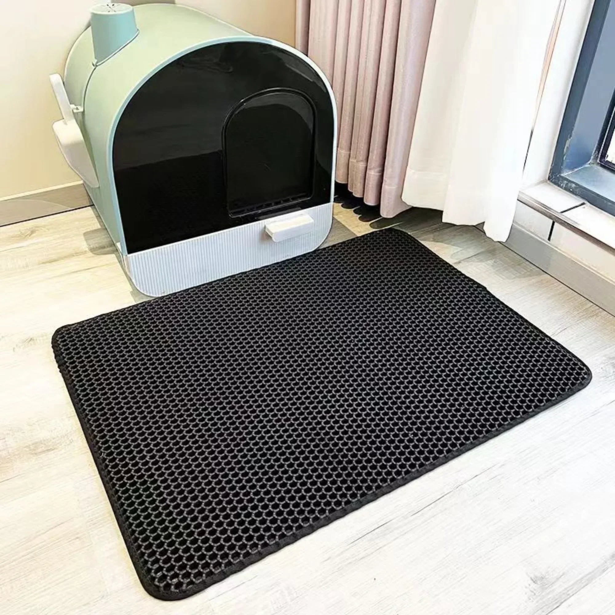 Alfombra para Arena de Gatos Extra Grande – Resistente y Impermeable